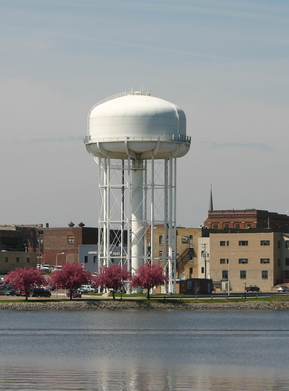 Central Water Tower as photographed in 2005.