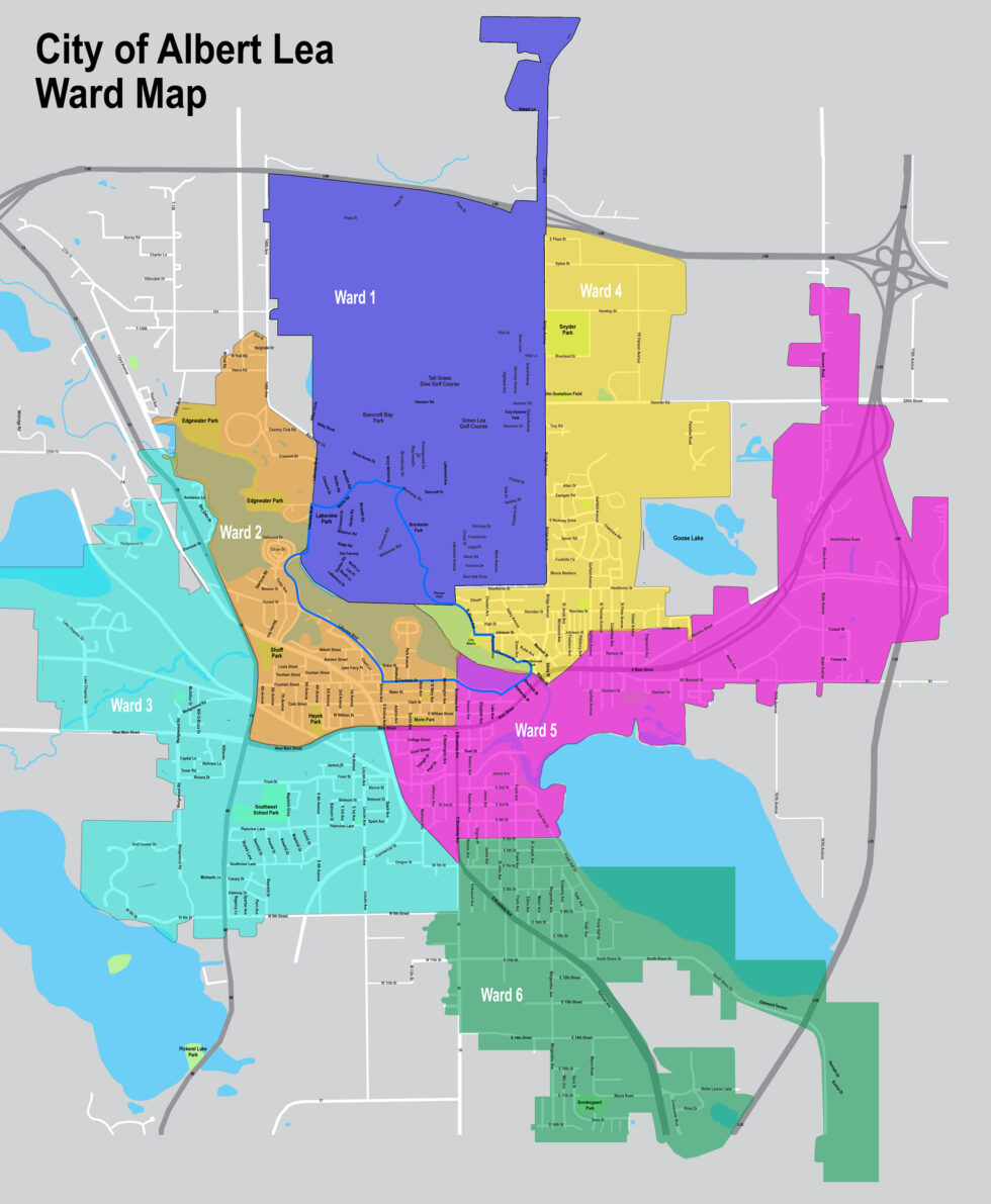 Ward map | City of Albert Lea